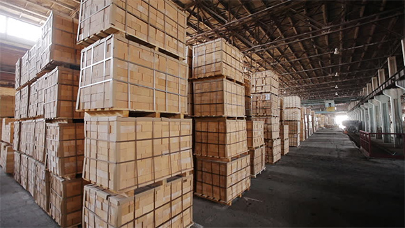 crates of bricks